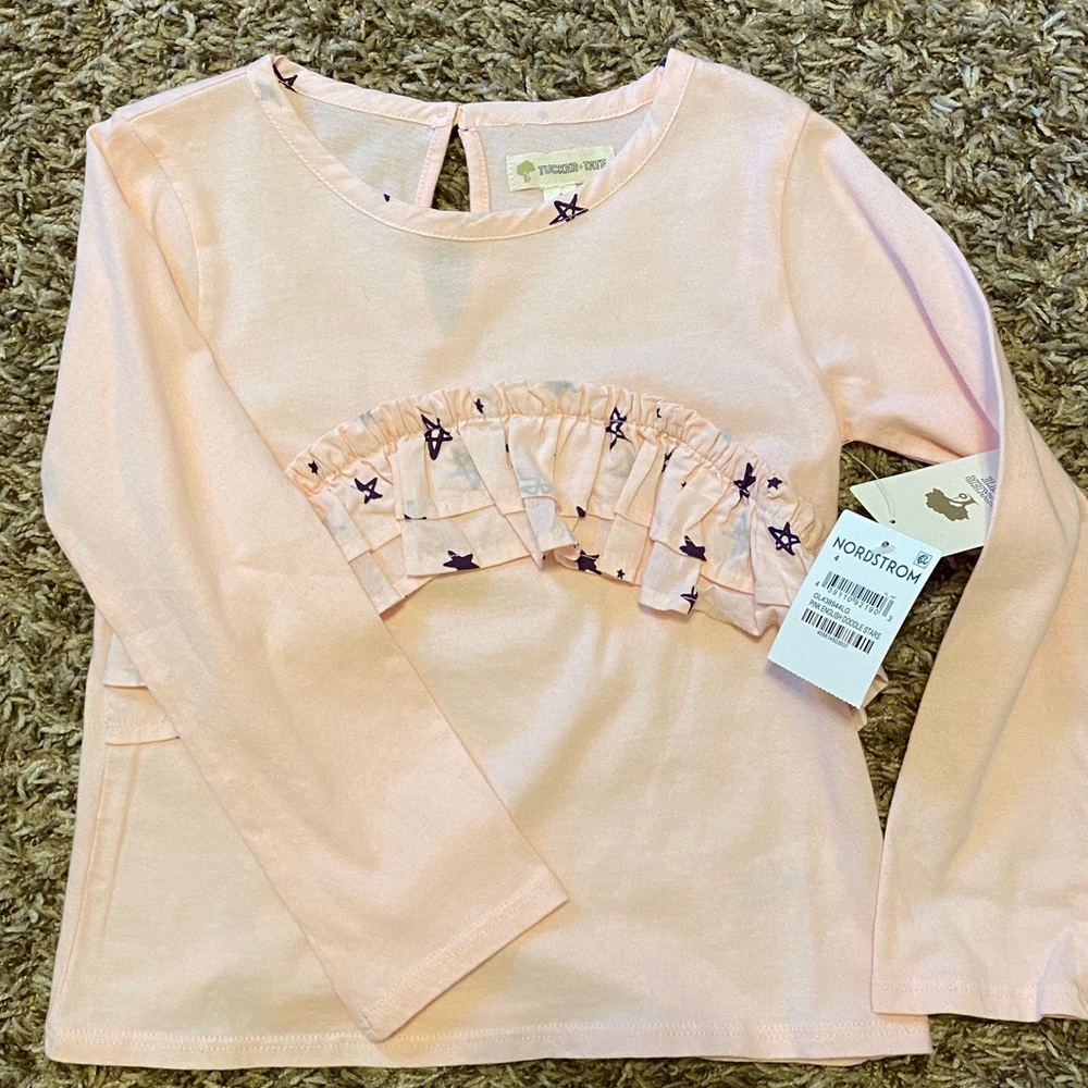 Tucker + Tate Ruffle Shirt 4T